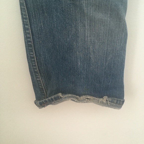Vintage Distressed Levi's Flare Jeans - Picture 5 of 7